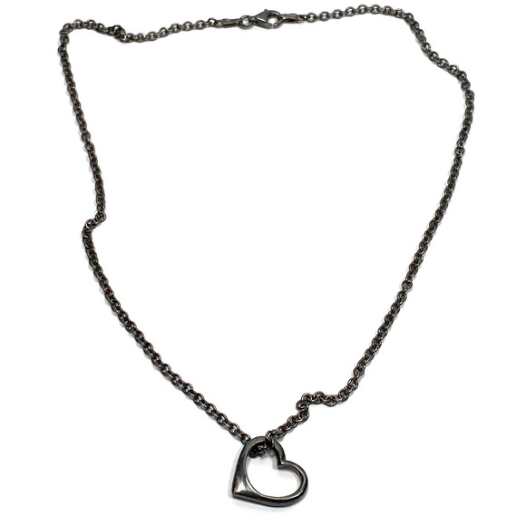 Jewelry - 925 ITALY STERLING SILVER Necklace Heart Pendant 6.63g Valentine’s Day